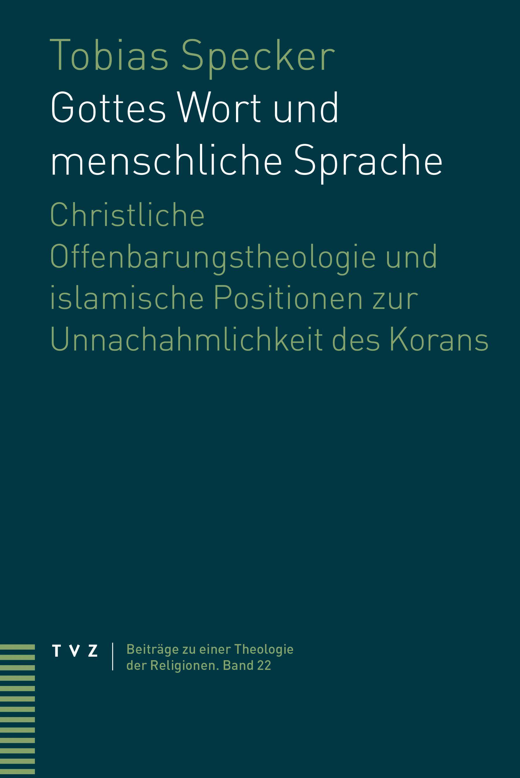 Vorderes Coverbild Gottes Wort und menschliche Sprache