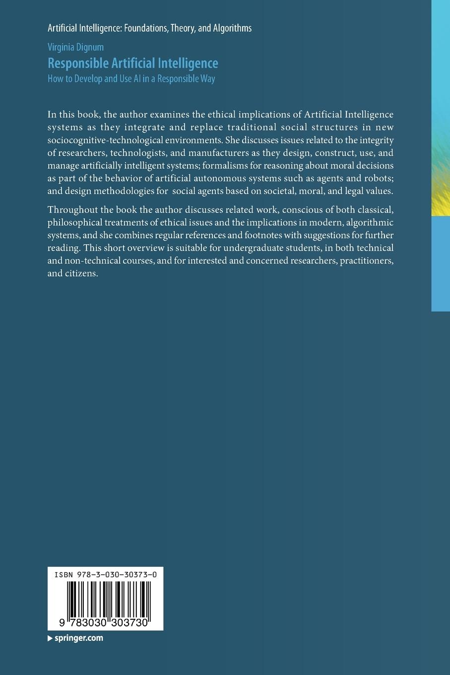 Rückseitencover Responsible Artificial Intelligence