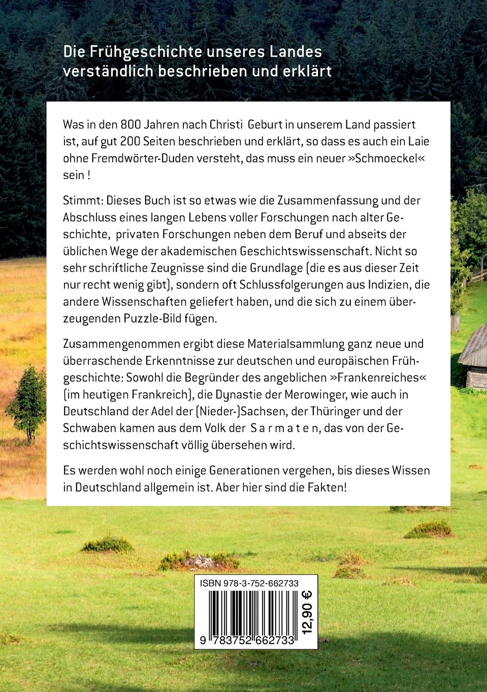 Rückseitencover Deutschland vor 1500 Jahren