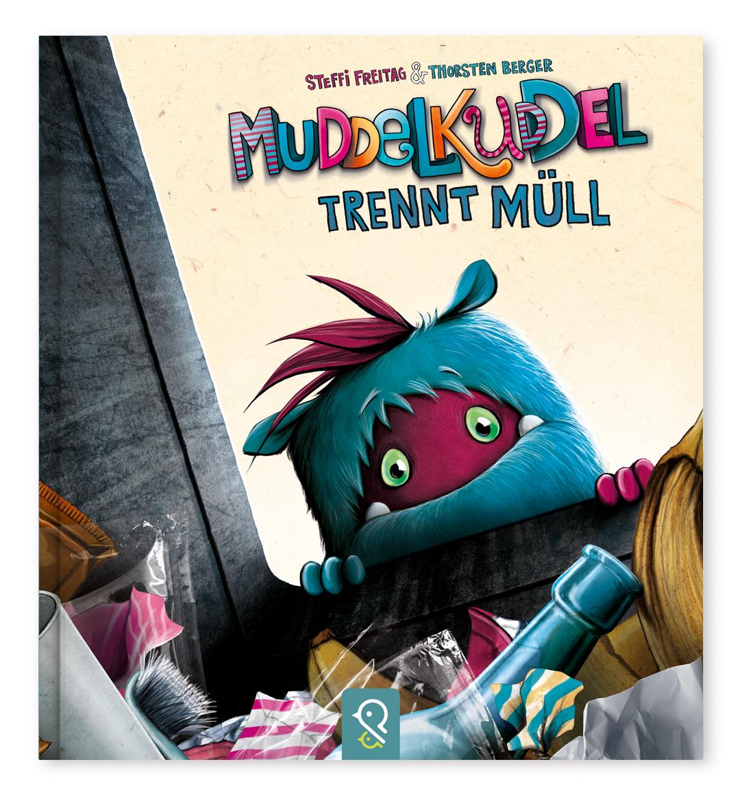 Vorderes Coverbild Muddelkuddel trennt Müll