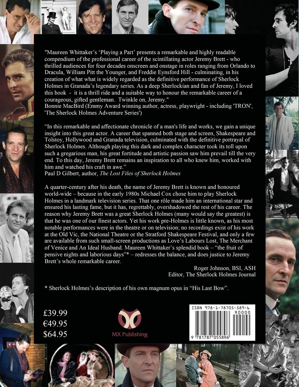 Rückseitencover Jeremy Brett - Playing A Part