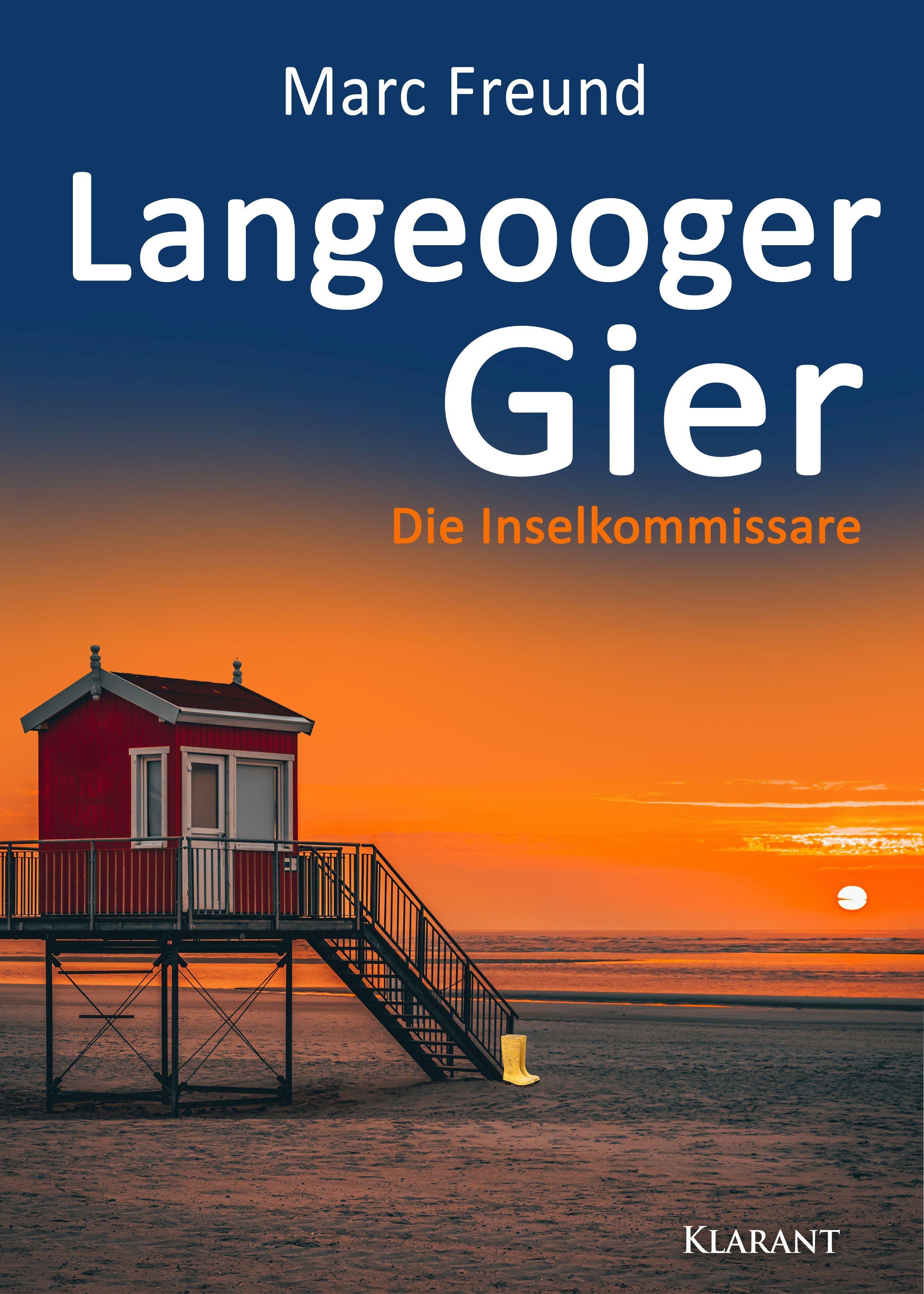 Vorderes Coverbild Langeooger Gier. Ostfrieslandkrimi