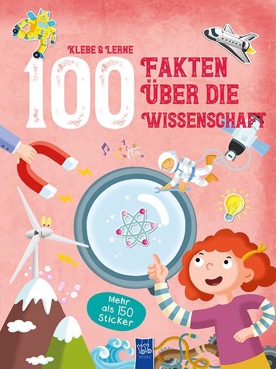 Vorderes Coverbild Klebe und Lerne - 100 Fakten über die Wissenschaft
