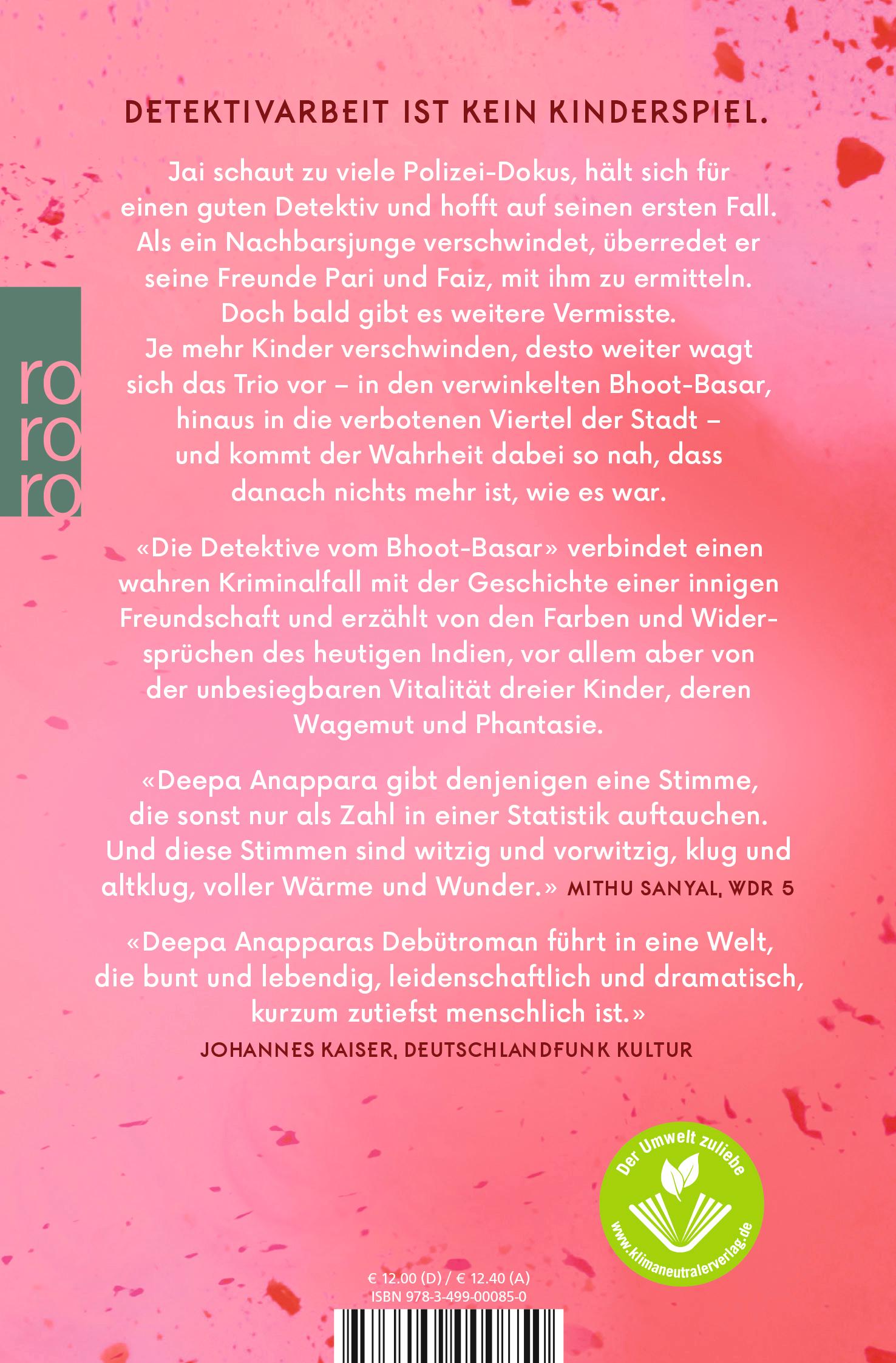 Rückseitencover Die Detektive vom Bhoot-Basar