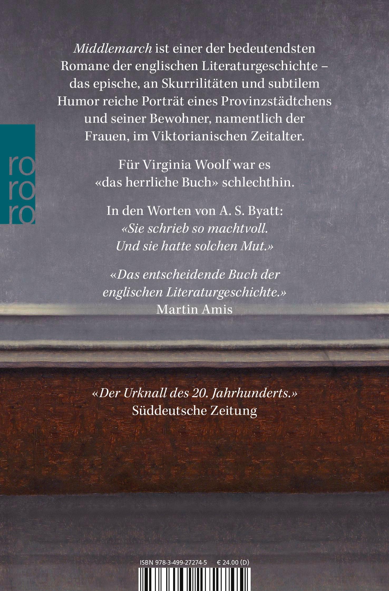 Rückseitencover Middlemarch