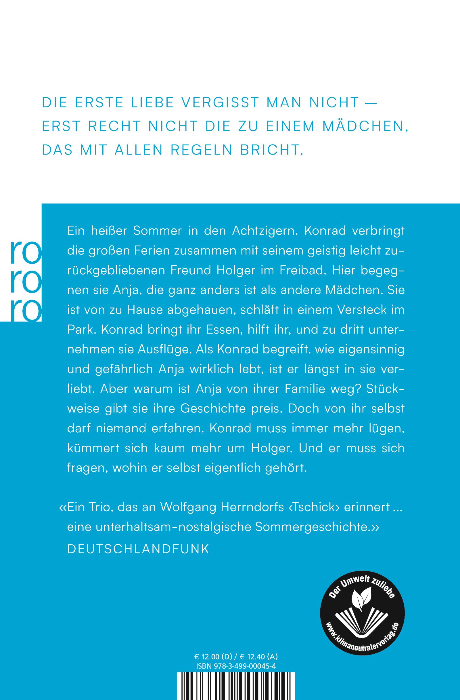Rückseitencover Mein Sommer mit Anja