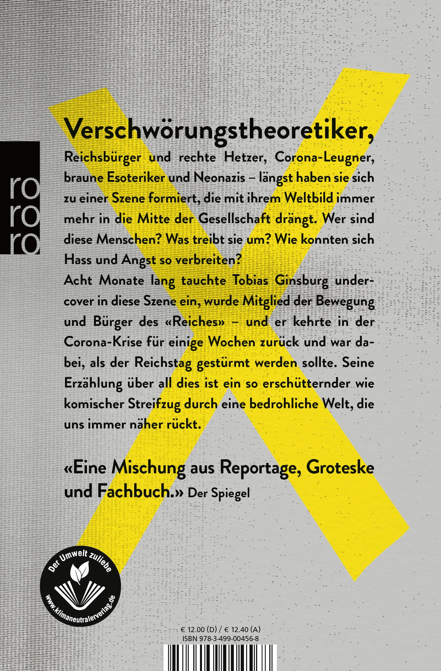 Rückseitencover Die Reise ins Reich