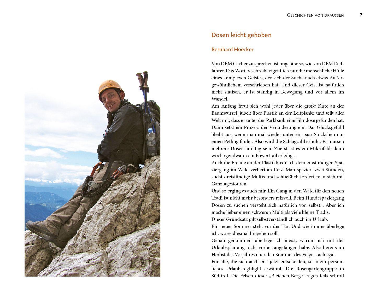 Beispielinhalt (Bild) Neues aus Geocaching