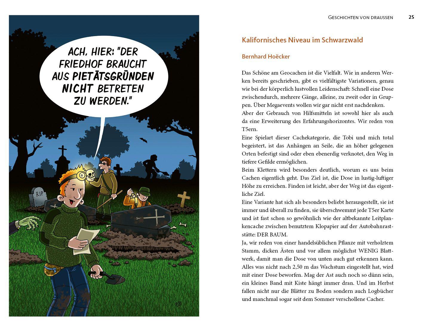 Beispielinhalt (Bild) Neues aus Geocaching