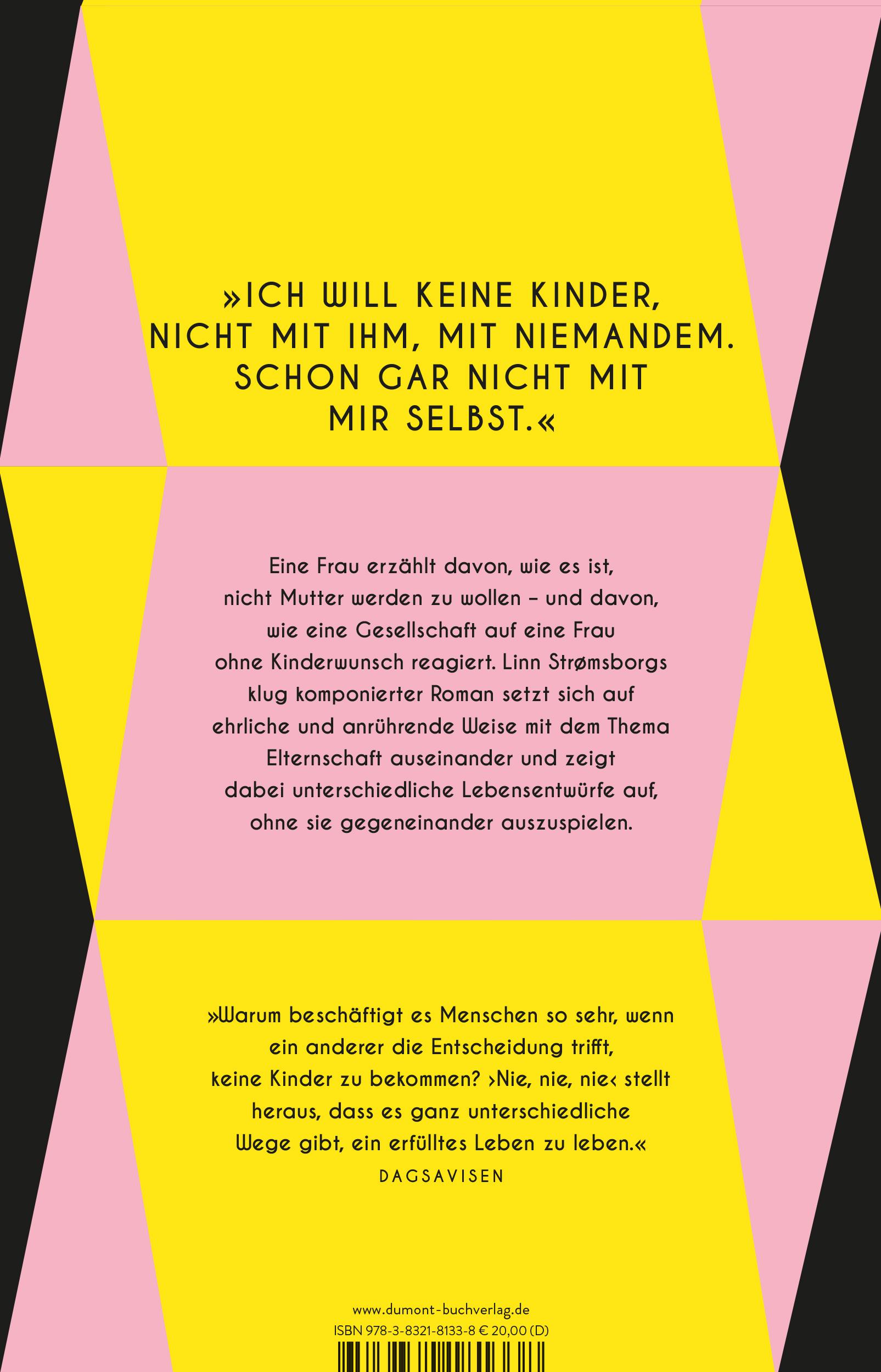 Rückseitencover Nie, nie, nie