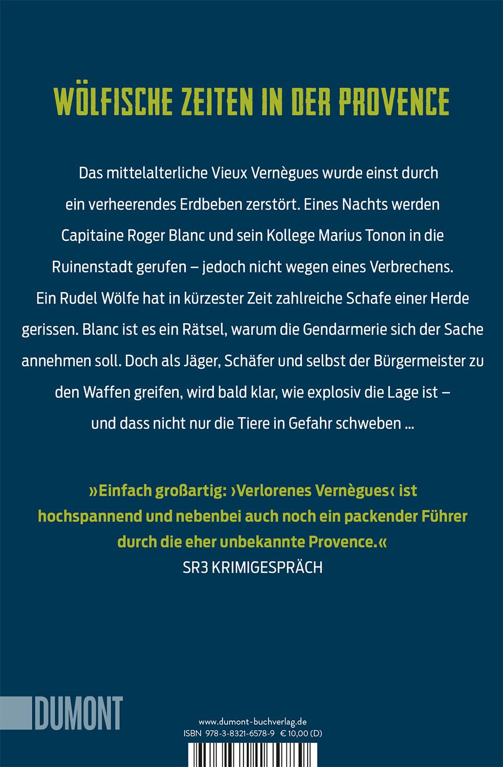 Rückseitencover Verlorenes Vernègues