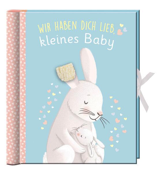 Vorderes Coverbild Babyalbum - Wir haben dich lieb, kleines Baby
