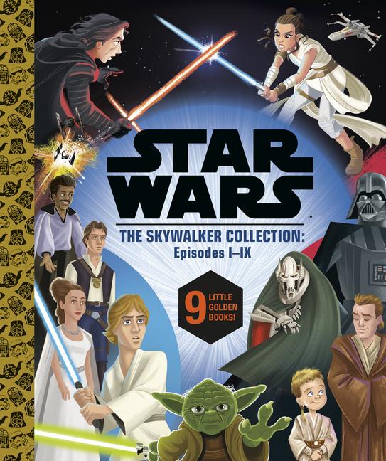Vorderes Coverbild Star Wars Episodes I - IX: A Little Golden Book Collection (Star Wars)