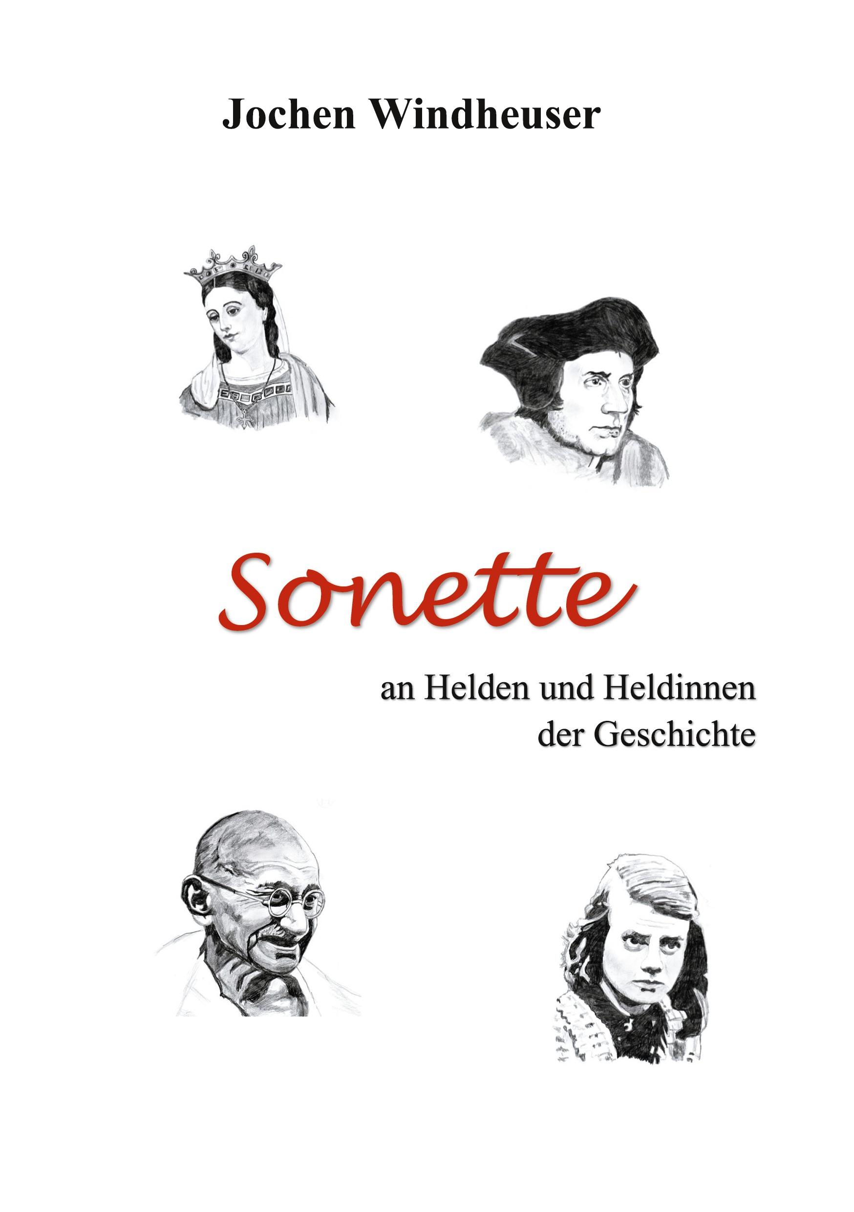 Vorderes Coverbild Sonette an Heldinnen und Helden der Geschichte