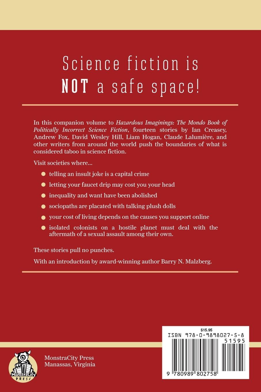 Rückseitencover Again, Hazardous Imaginings