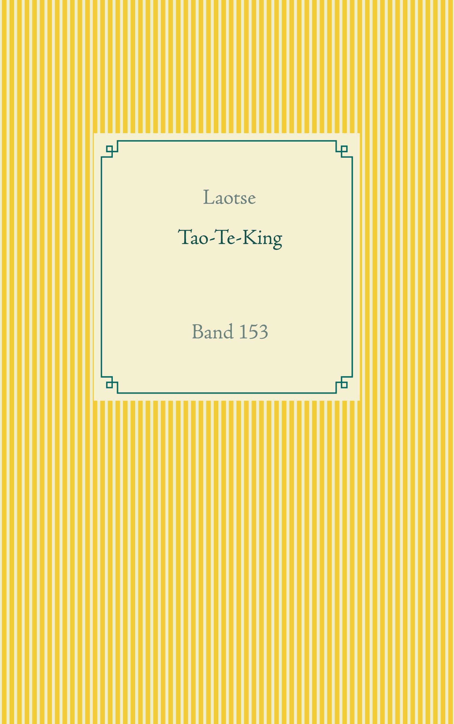 Vorderes Coverbild Tao Te King