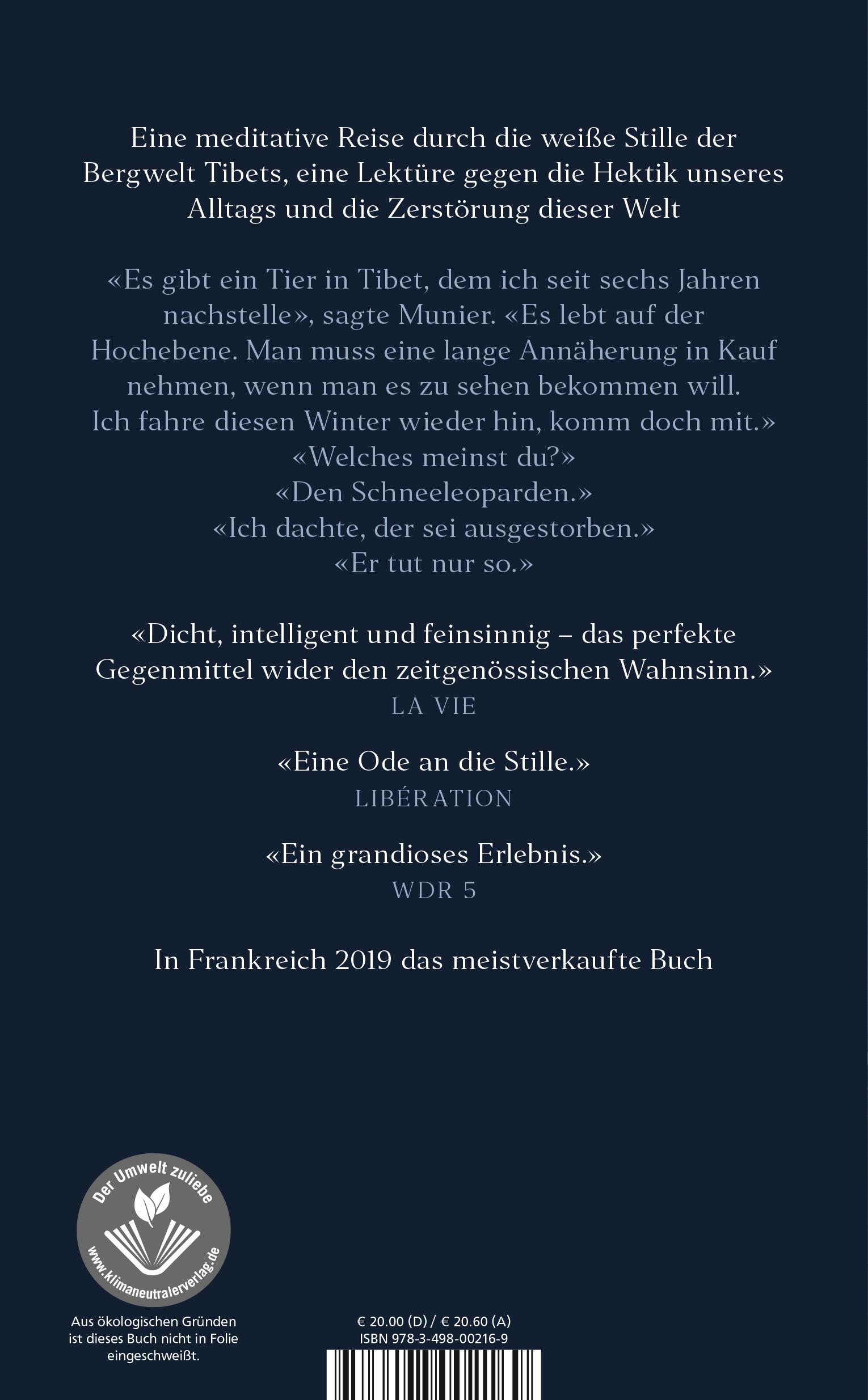 Rückseitencover Der Schneeleopard