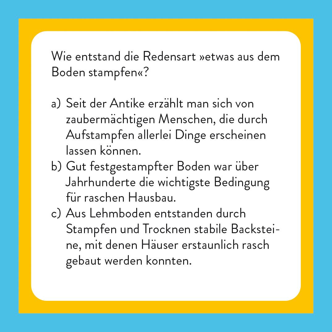 Beispielinhalt (Bild) Der springende Punkt - Das Sprichwörter-Quiz