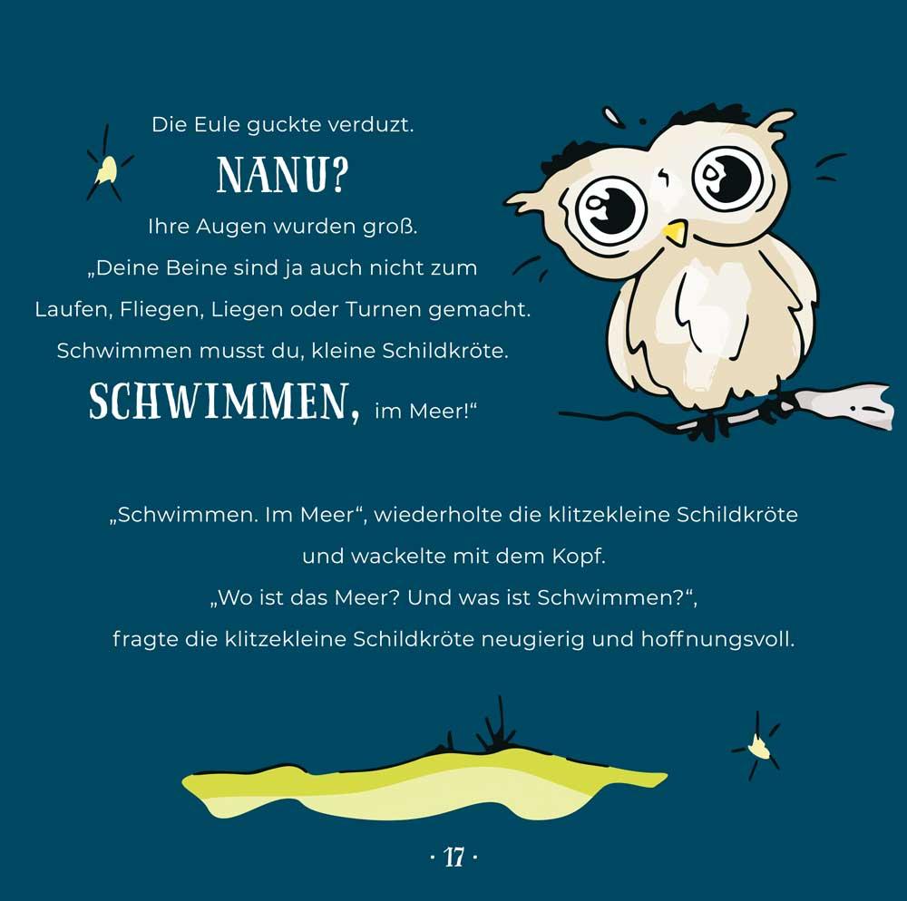 Beispielinhalt (Bild) Wohin des Weges kleine Schildkröte