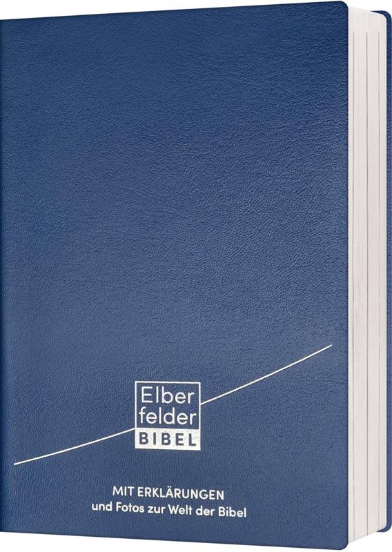 Vorderes Coverbild Elberfelder Bibel mit Erklärungen - Leder