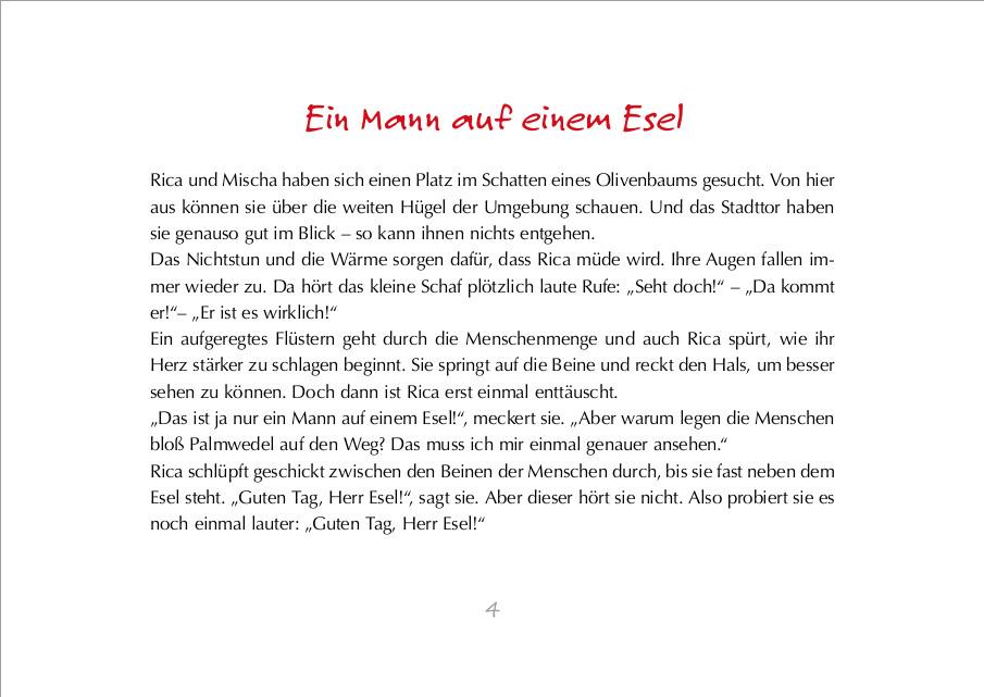 Beispielinhalt (Bild) Rica und die Ostergeschichte