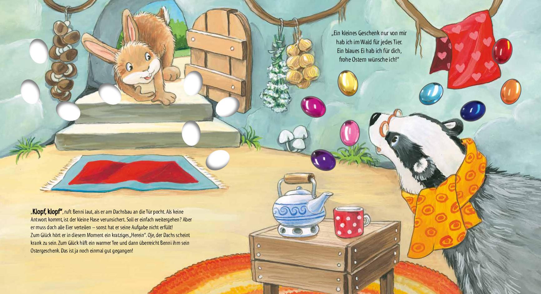 Beispielinhalt (Bild) Frohe Ostern, Benni!