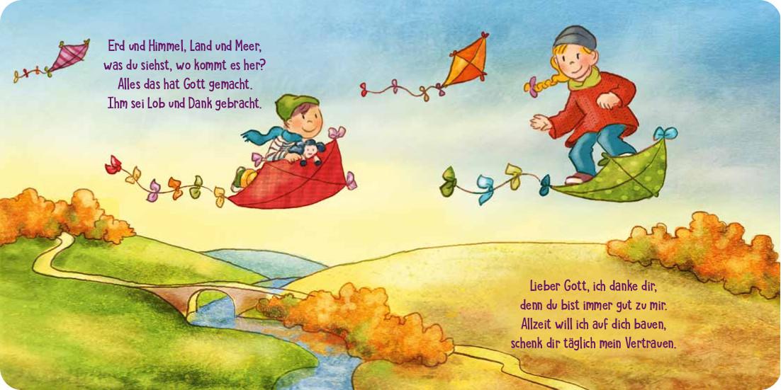 Beispielinhalt (Bild) Lieber Gott ... Die schönsten Kindergebete