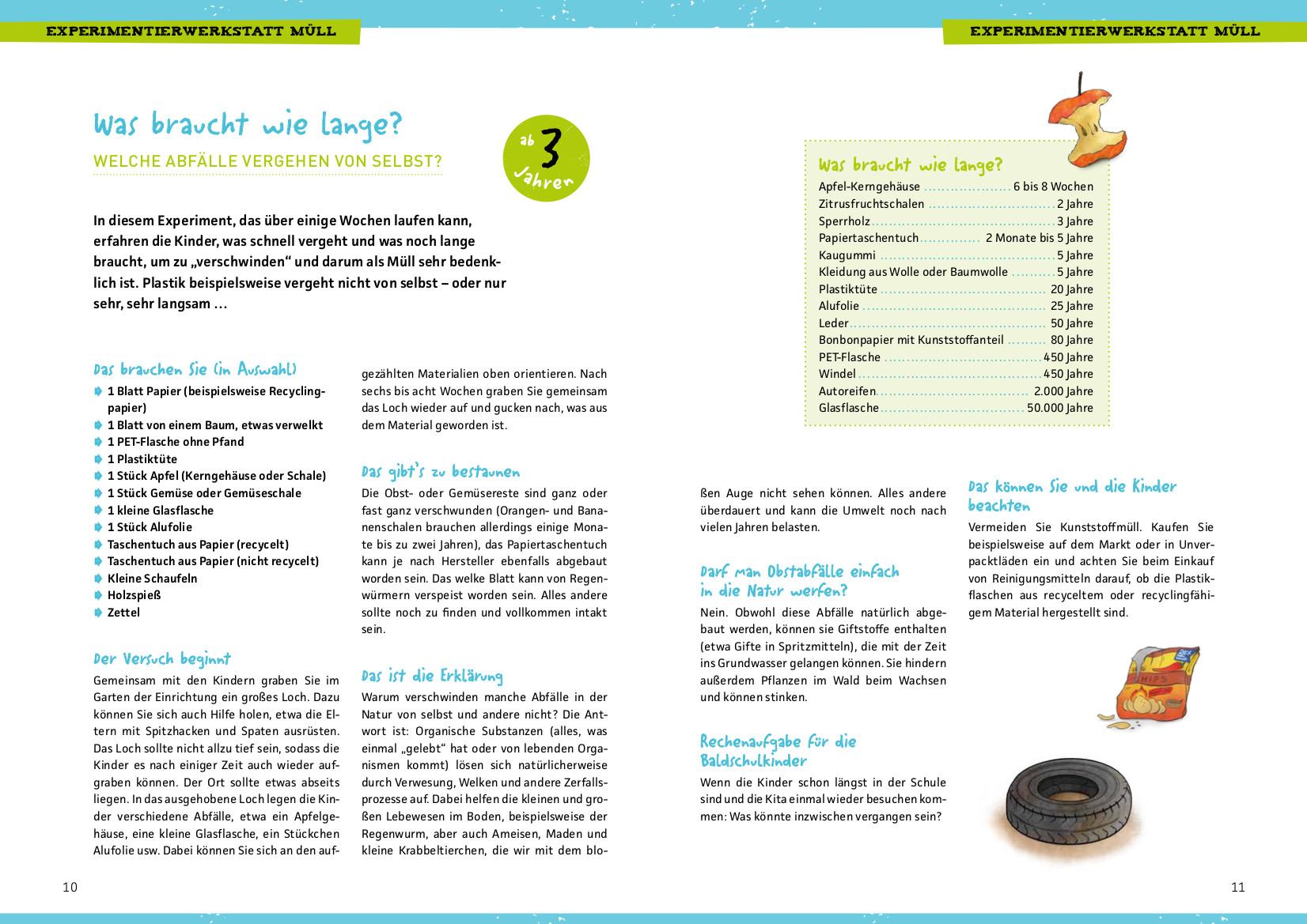 Beispielinhalt (Bild) Müll, Recycling und Upcycling