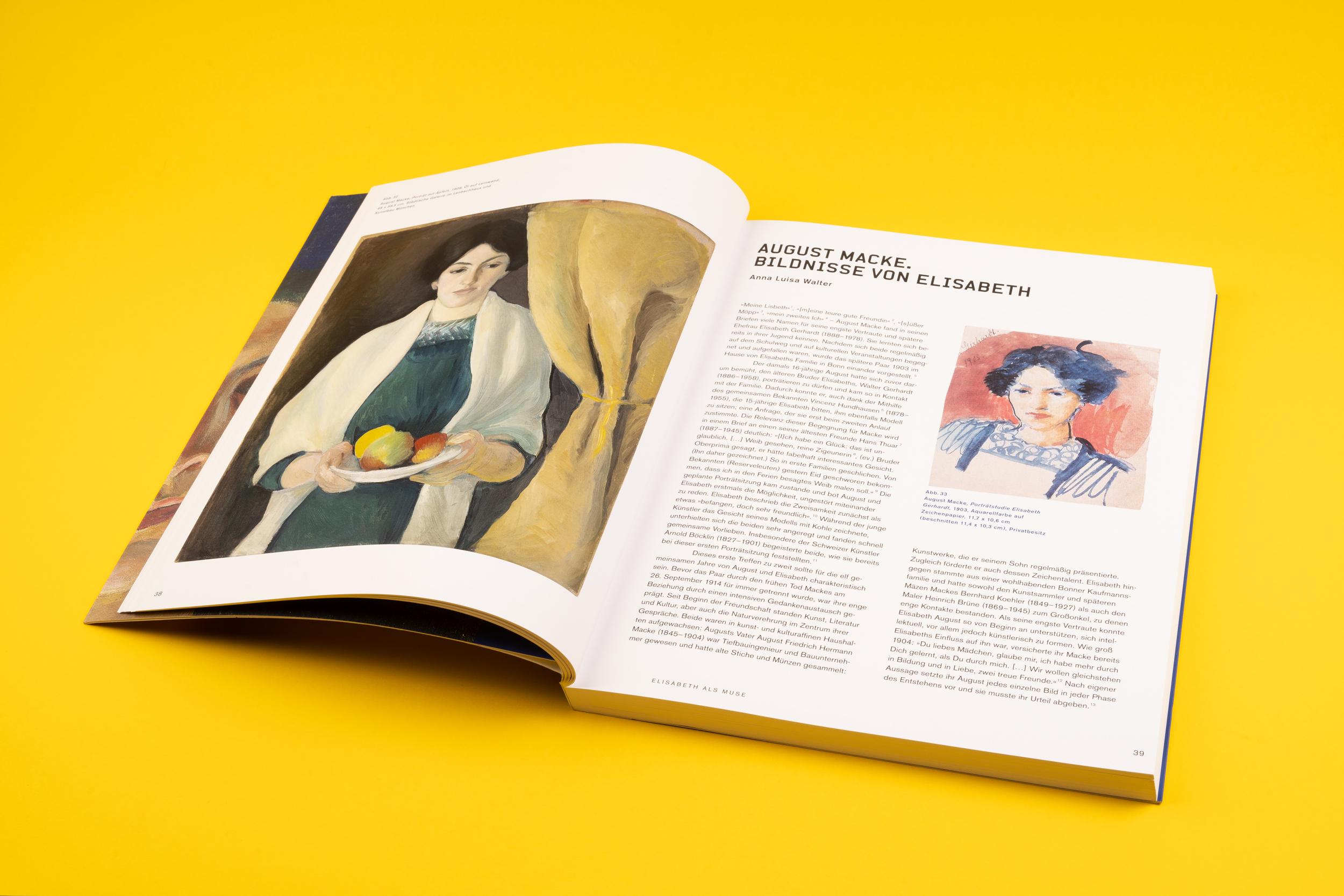 Beispielinhalt (Bild) August und Elisabeth Macke