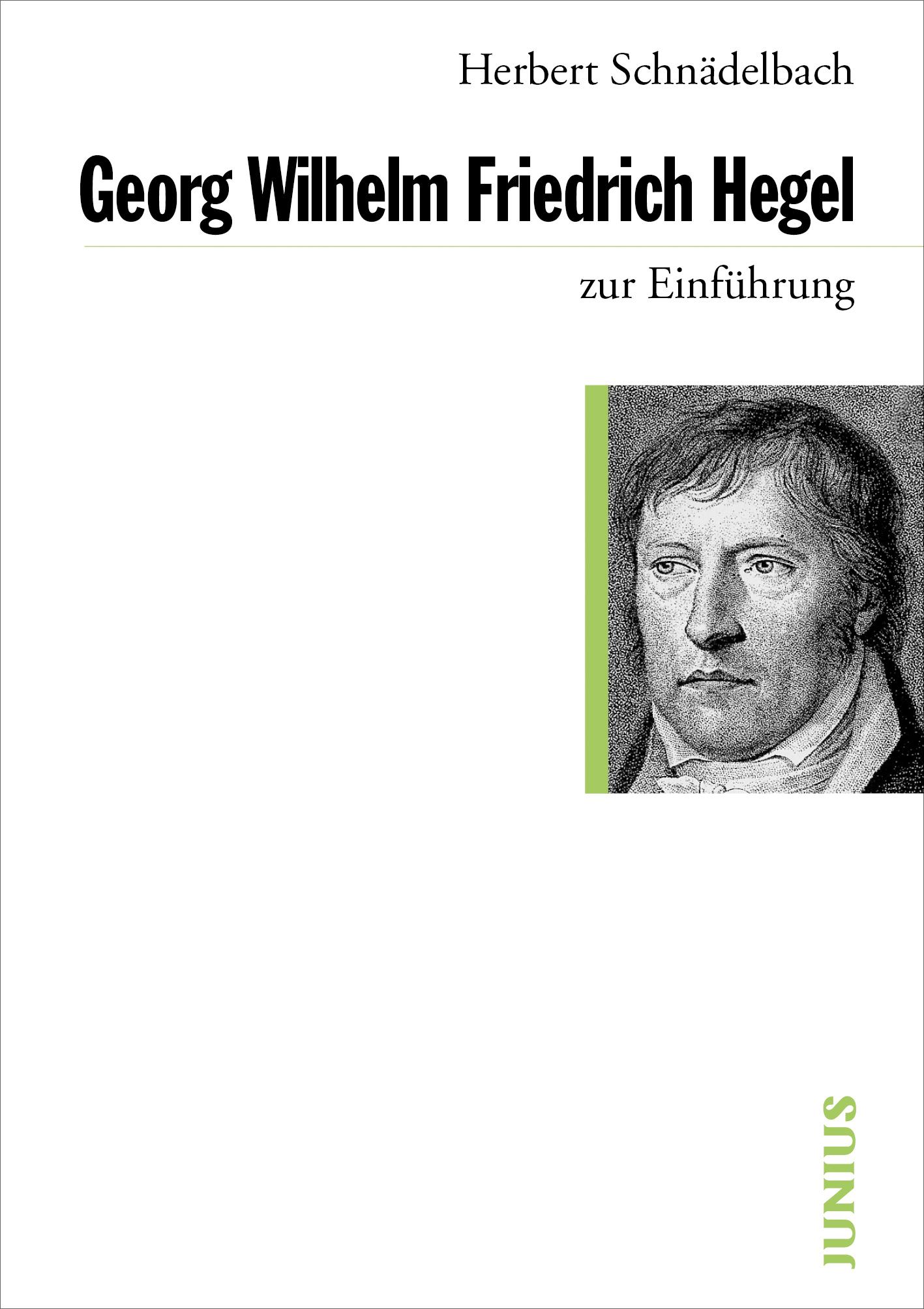 Vorderes Coverbild Georg Friedrich Hegel zur Einführung