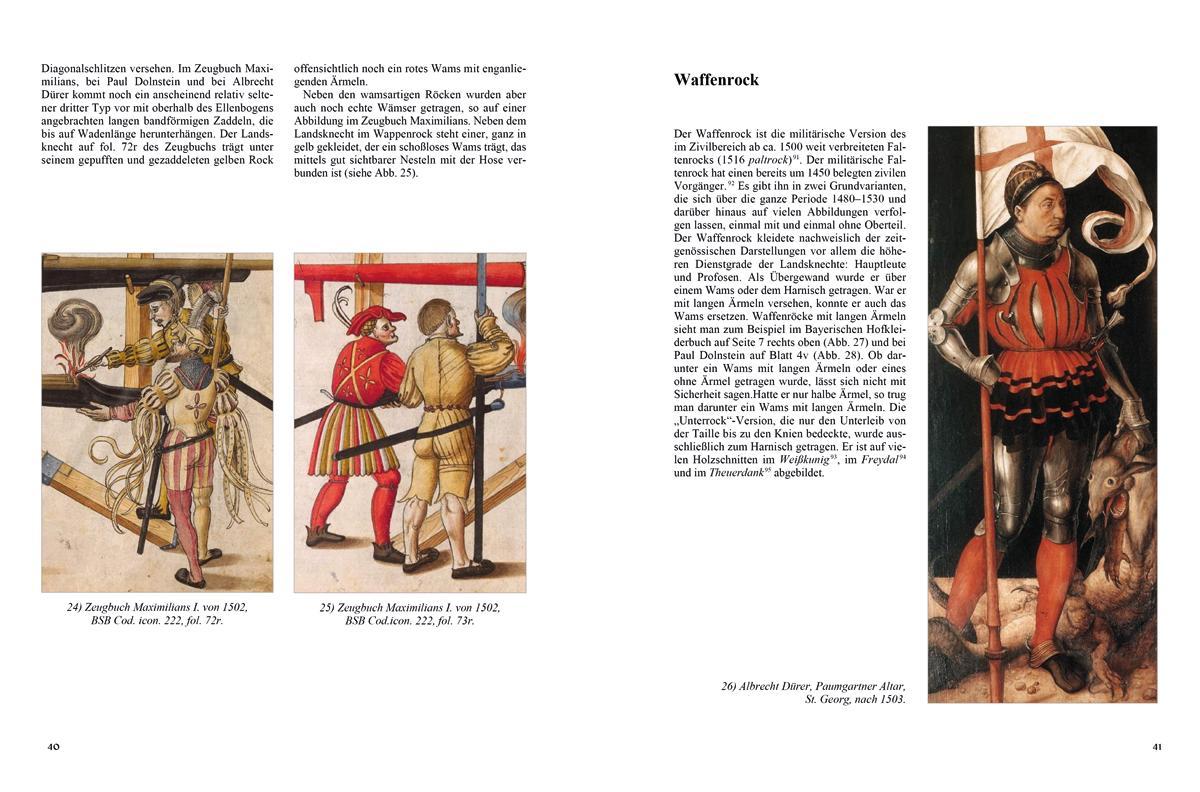 Beispielinhalt (Bild) Kleidung & Waffen der Dürerzeit