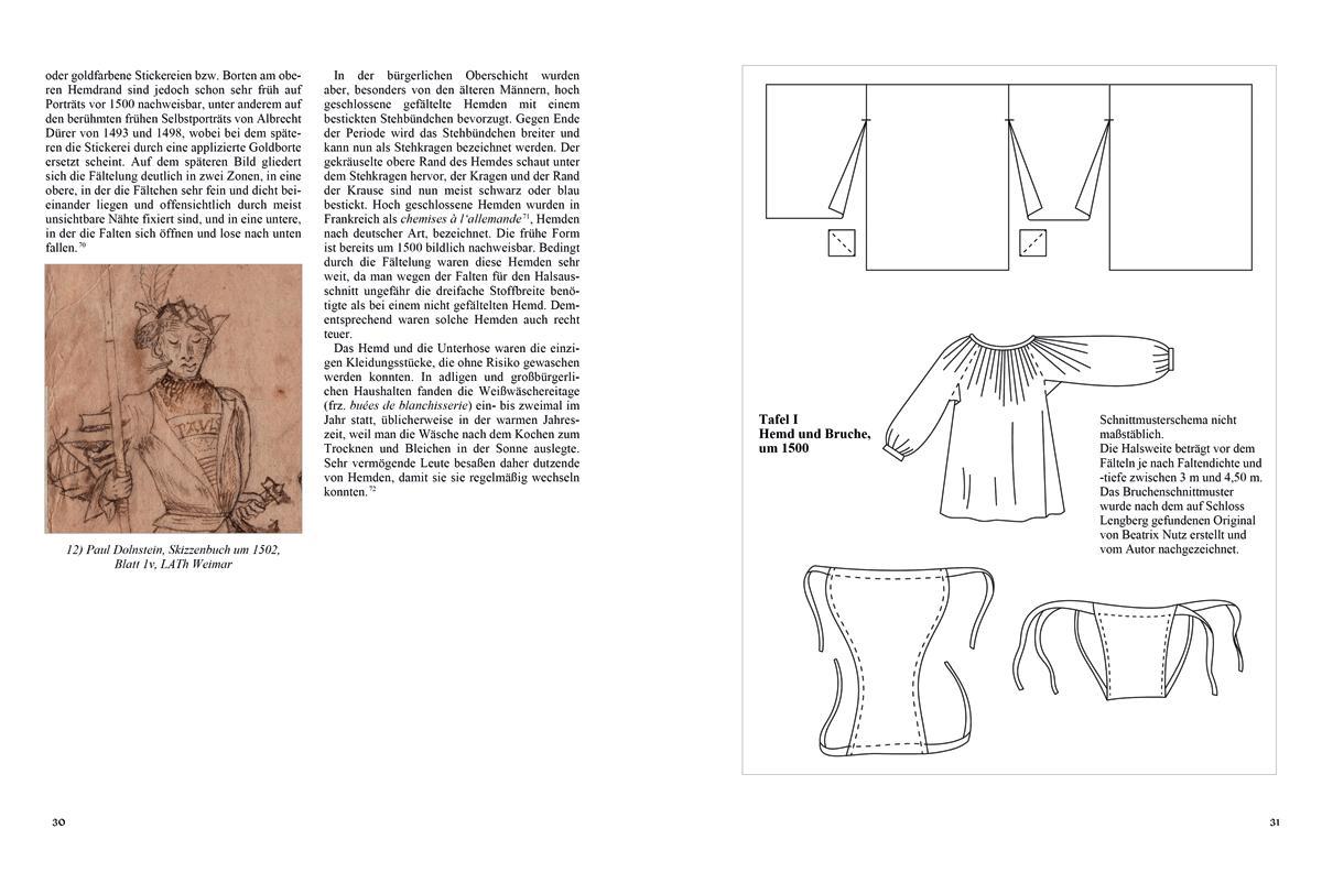 Beispielinhalt (Bild) Kleidung & Waffen der Dürerzeit