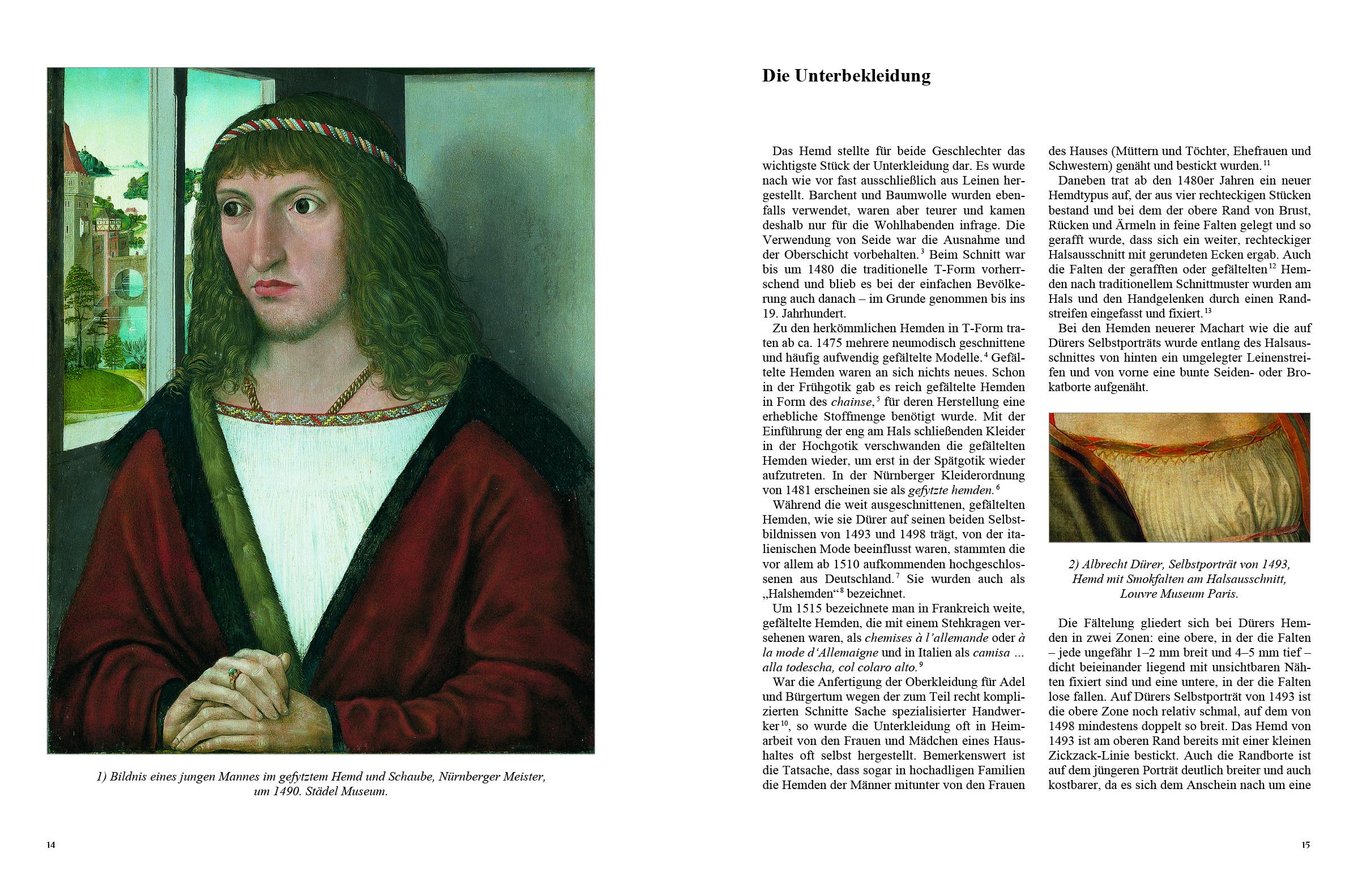 Beispielinhalt (Bild) Kleidung & Waffen der Dürerzei