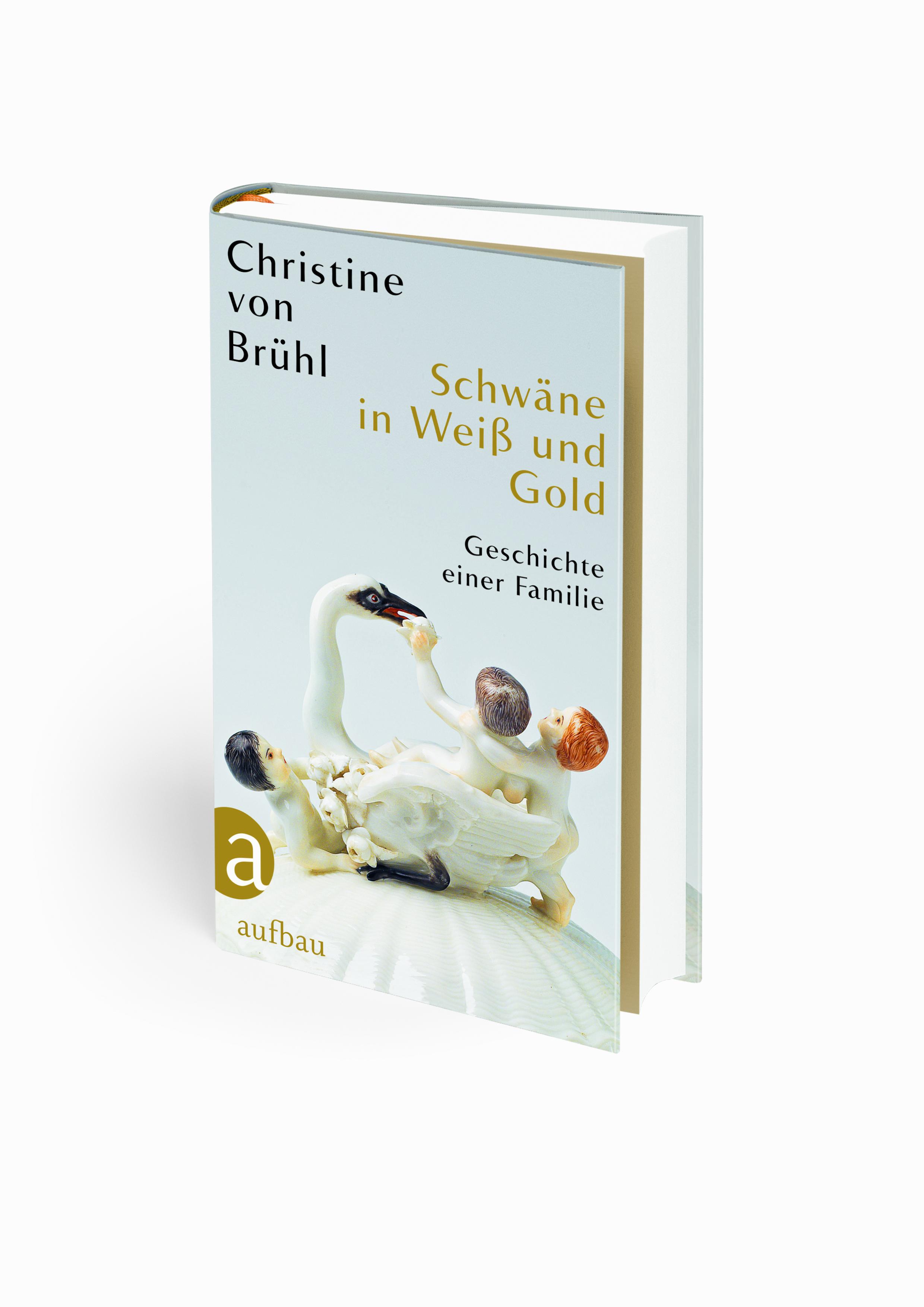 Beispielinhalt (Bild) Schwäne in Weiß und Gold