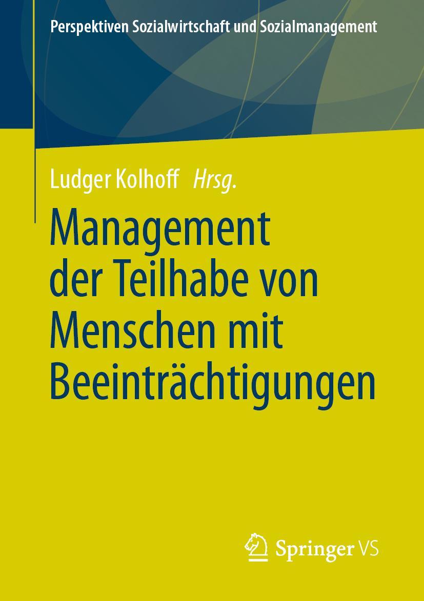 Vorderes Coverbild Management der Teilhabe von Menschen mit Beeinträchtigungen