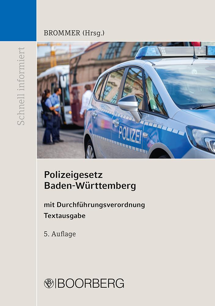 Vorderes Coverbild Polizeigesetz Baden-Württemberg