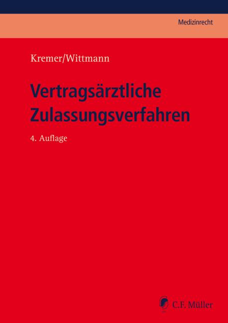 Vorderes Coverbild Vertragsärztliche Zulassungsverfahren
