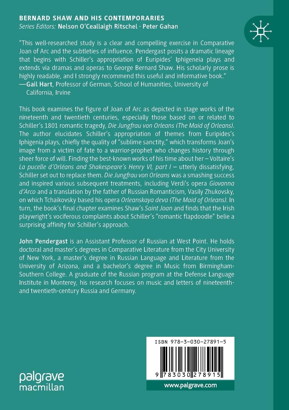 Rückseitencover Joan of Arc on the Stage and Her Sisters in Sublime Sanctity