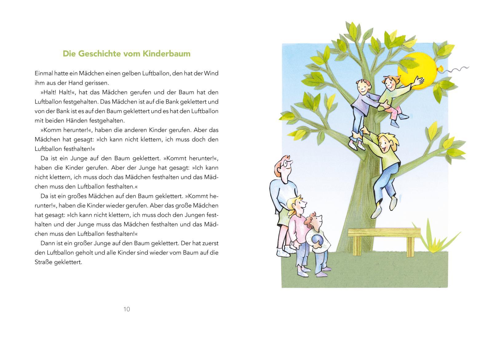 Beispielinhalt (Bild) Das große Geschichtenbuch zum Lachen und Staunen
