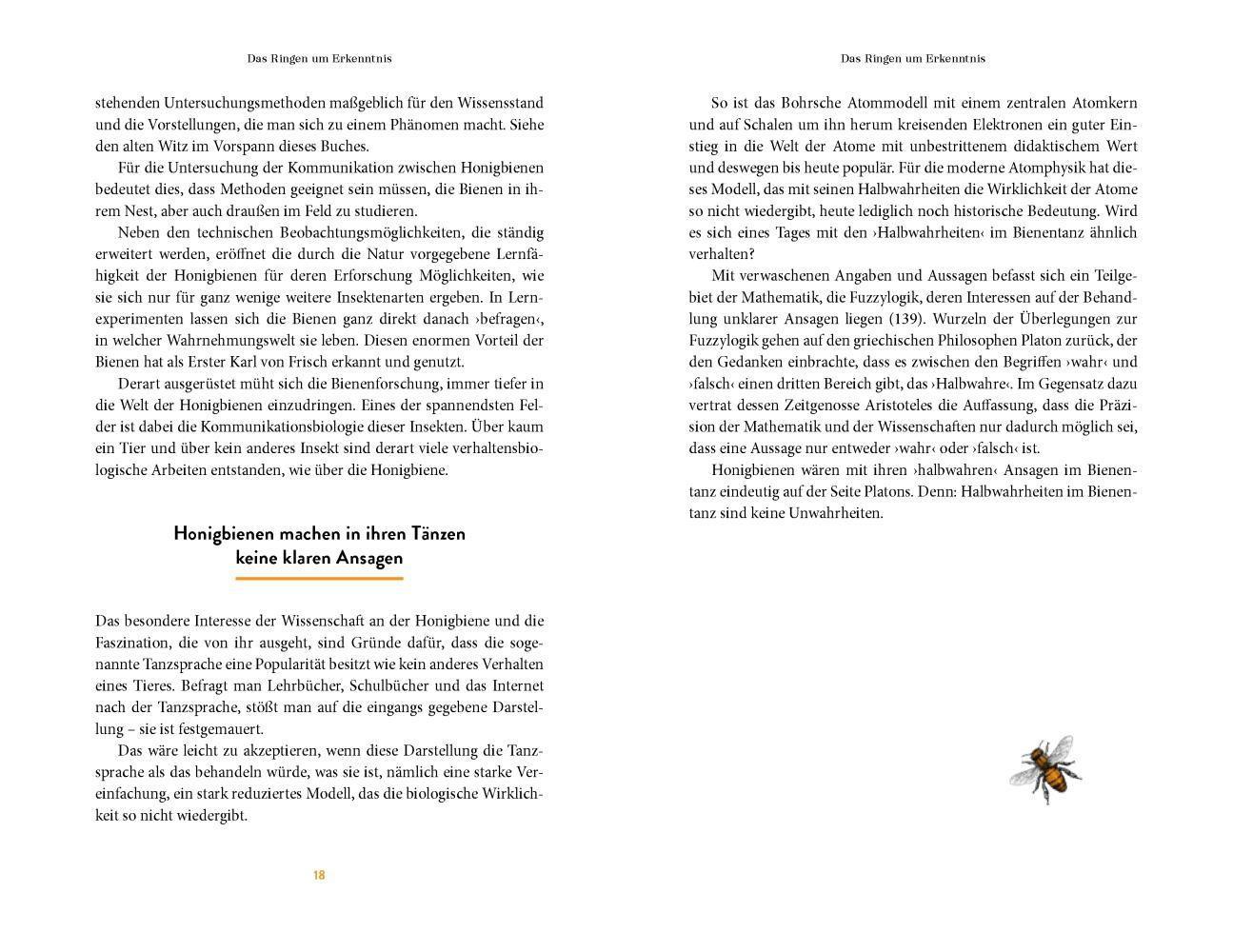 Beispielinhalt (Bild) Die Sprache der Bienen