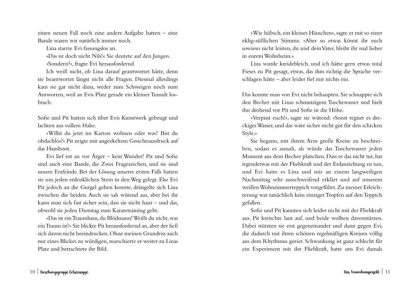 Beispielinhalt (Bild) Forschungsgruppe Erbsensuppe auf neuer Mission