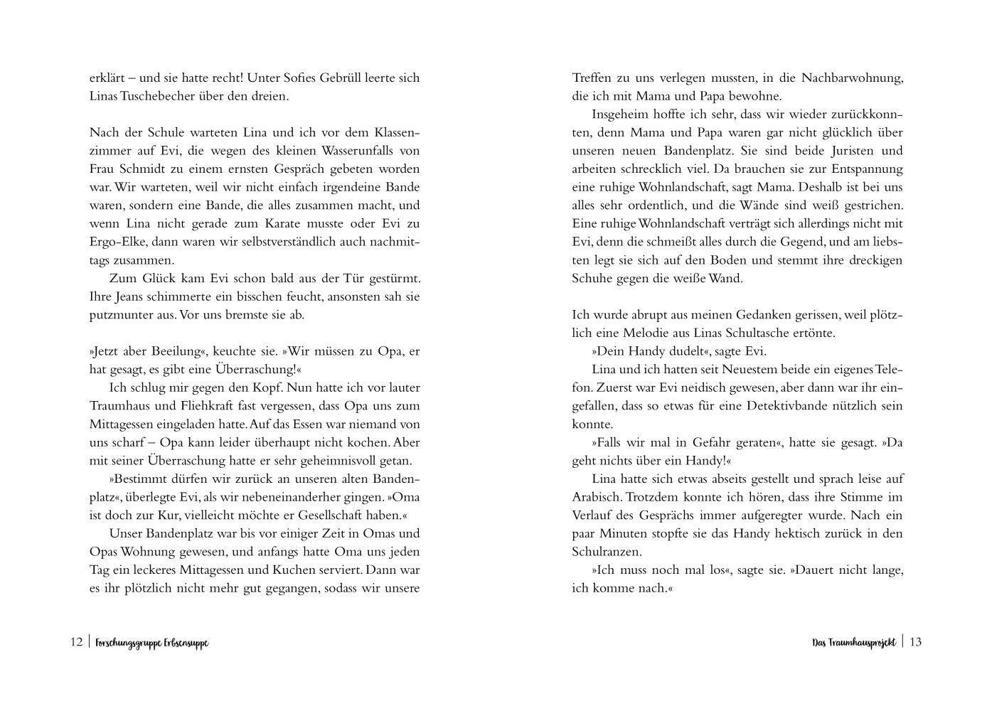 Beispielinhalt (Bild) Forschungsgruppe Erbsensuppe auf neuer Mission