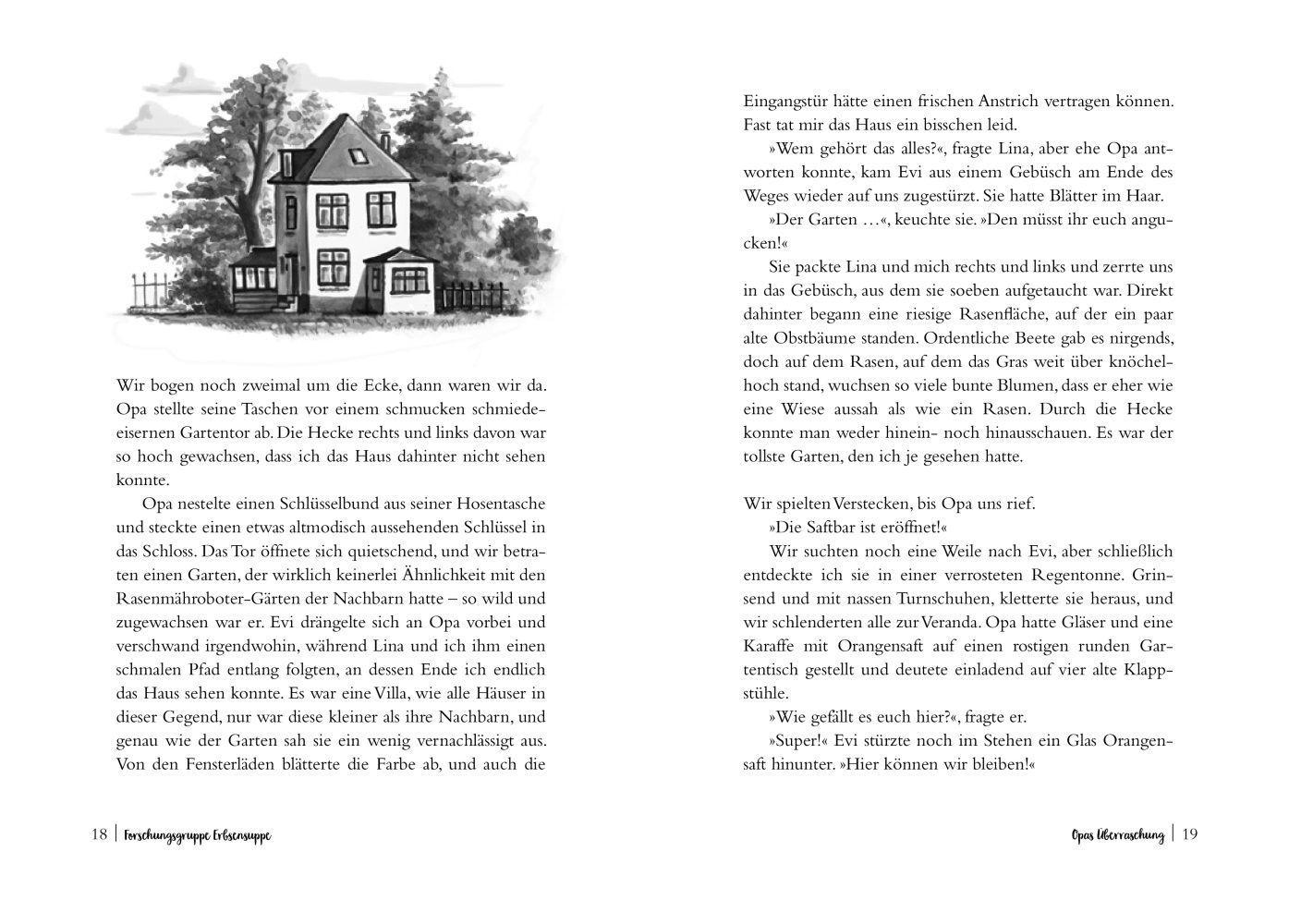 Beispielinhalt (Bild) Forschungsgruppe Erbsensuppe auf neuer Mission