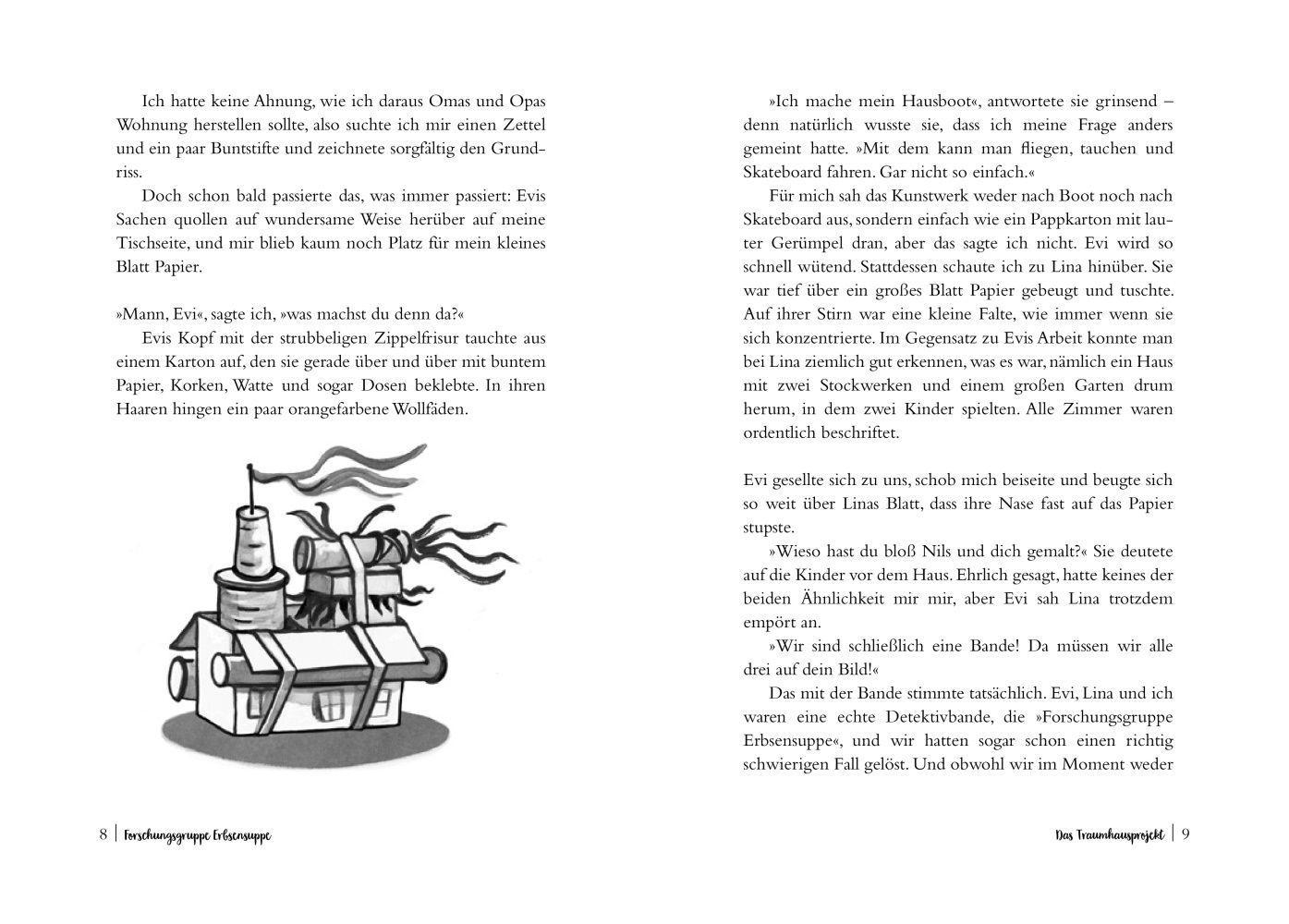 Beispielinhalt (Bild) Forschungsgruppe Erbsensuppe auf neuer Mission