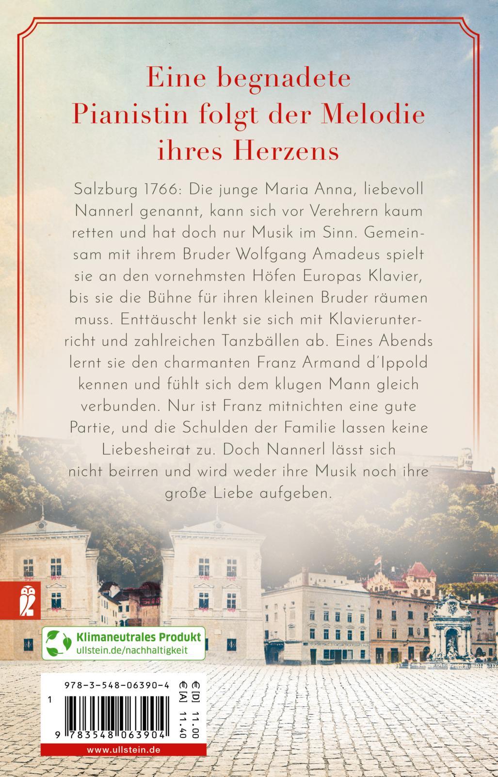 Rückseitencover Fräulein Mozart und der Klang der Liebe