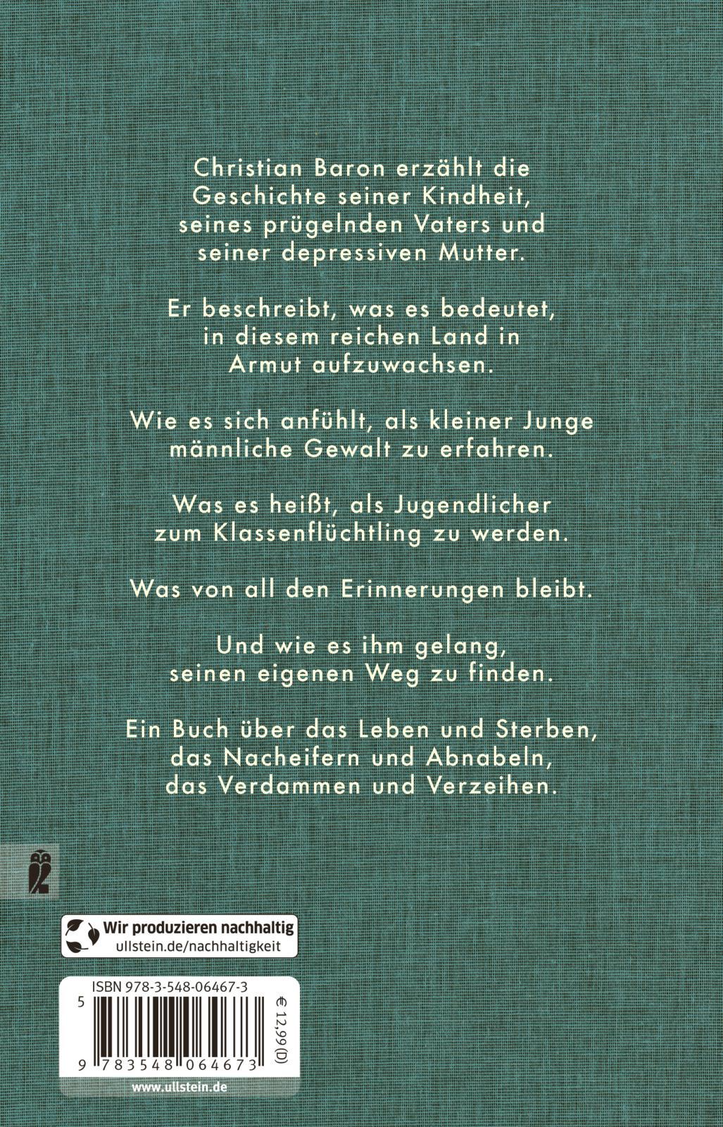 Rückseitencover Ein Mann seiner Klasse