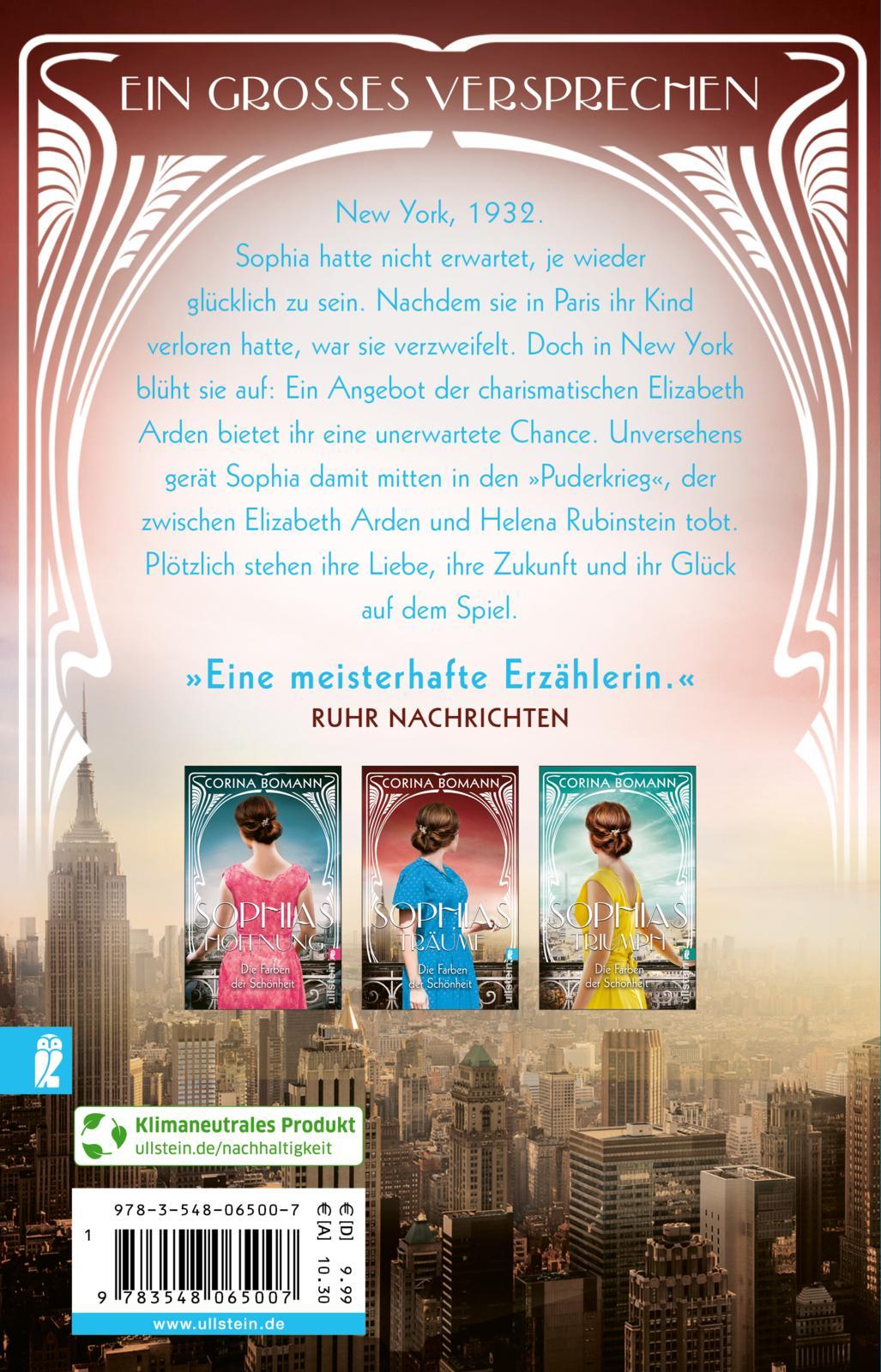 Rückseitencover Die Farben der Schönheit - Sophias Träume