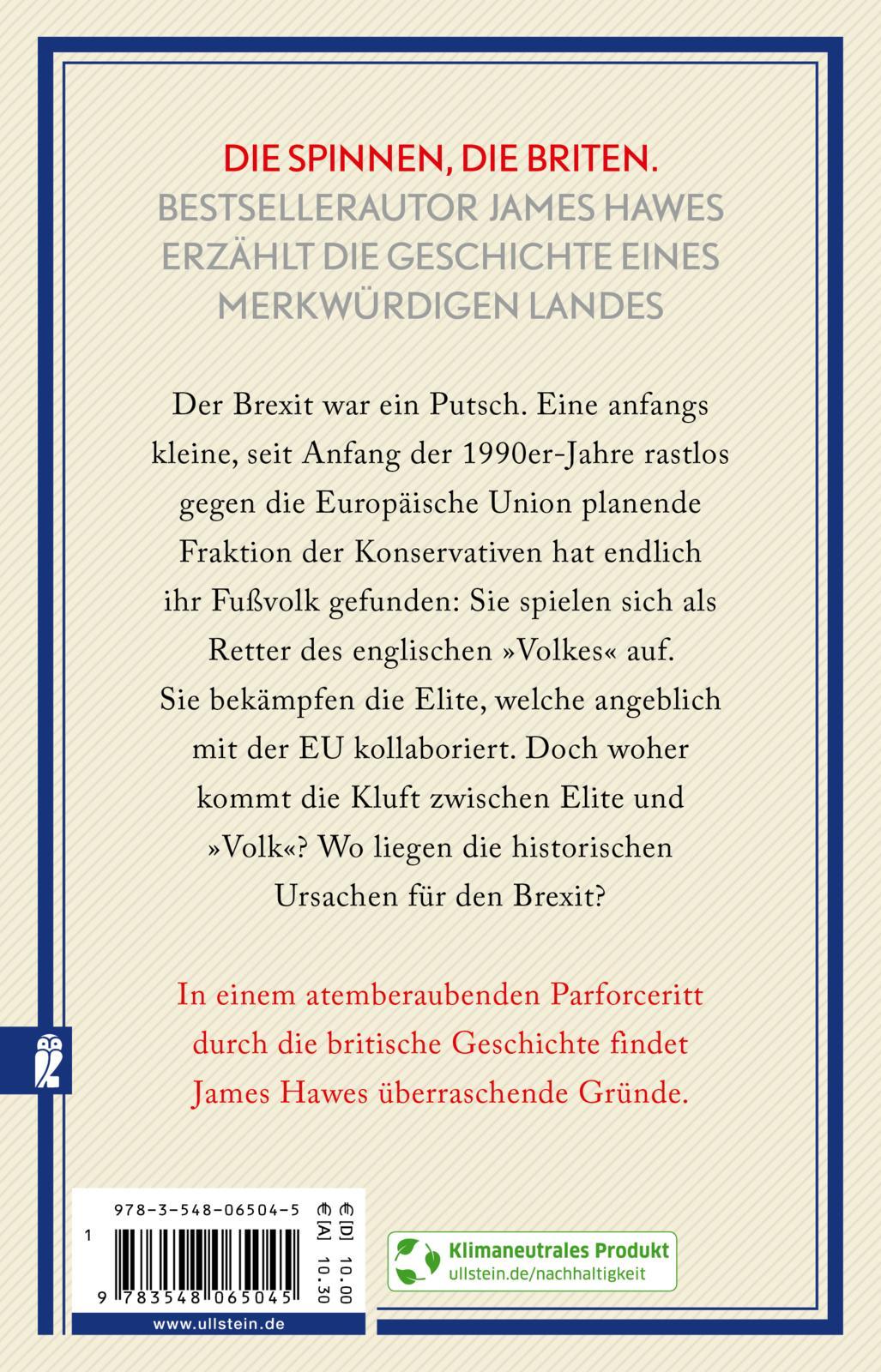 Rückseitencover Die kürzeste Geschichte Englands
