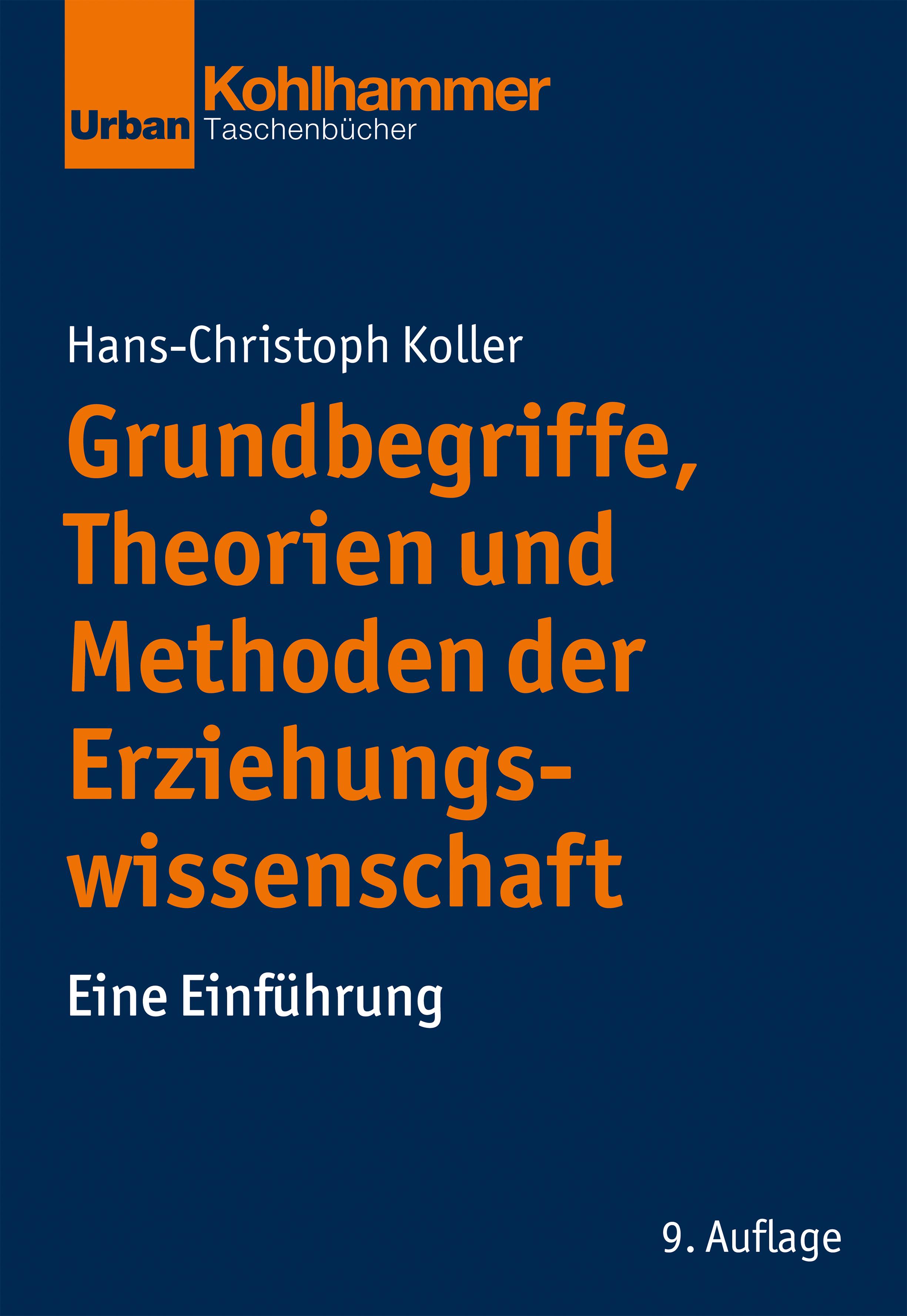 Vorderes Coverbild Grundbegriffe, Theorien und Methoden der Erziehungswissenschaft