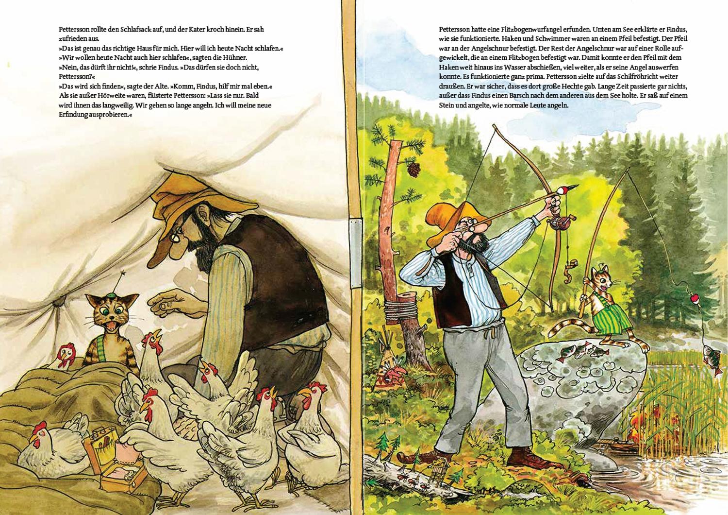 Beispielinhalt (Bild) Pettersson zeltet